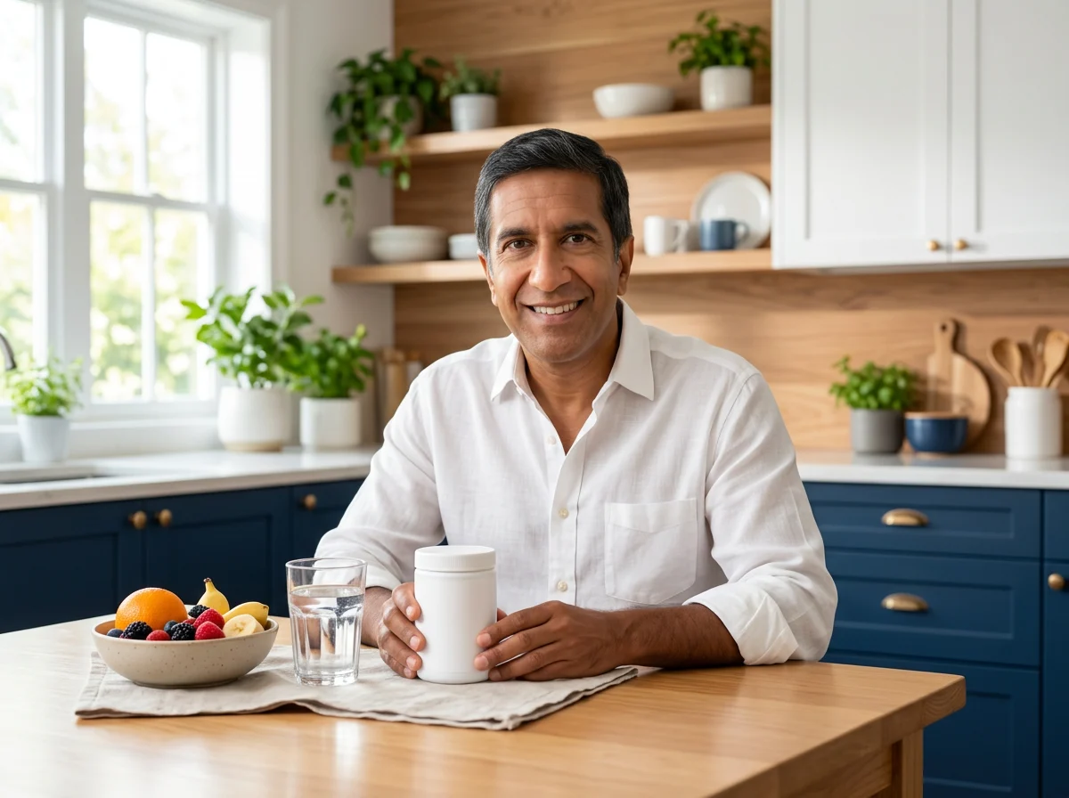 CardioX cardiovascular support food supplement on a bright kitchen table